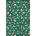 thumbnail image 3 of Gingerbread Man Candy Canes Rectangle Tablecloths Home Table Cover Washable Table Cloth for Kitchen Dining Party 60 X 84 Inch, 3 of 6