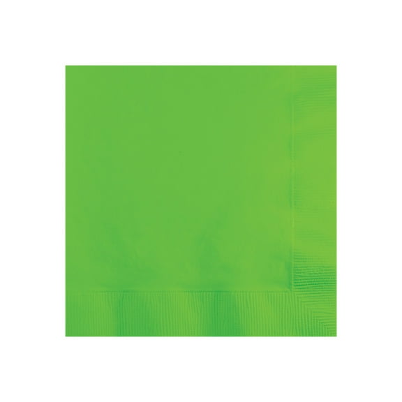 Fresh Lime Green Beverage Napkins 150 Count