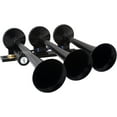 thumbnail image 4 of Vixen Horns Train Horn Kit for Trucks/Car/Semi. Complete Onboard System- 150psi Air Compressor, 1.5 Gallon Tank, 3 Trumpets. Super Loud dB. Fits Vehicles like Pickup/Jeep/RV/SUV 12v VXO8715B/3118B, 4 of 10
