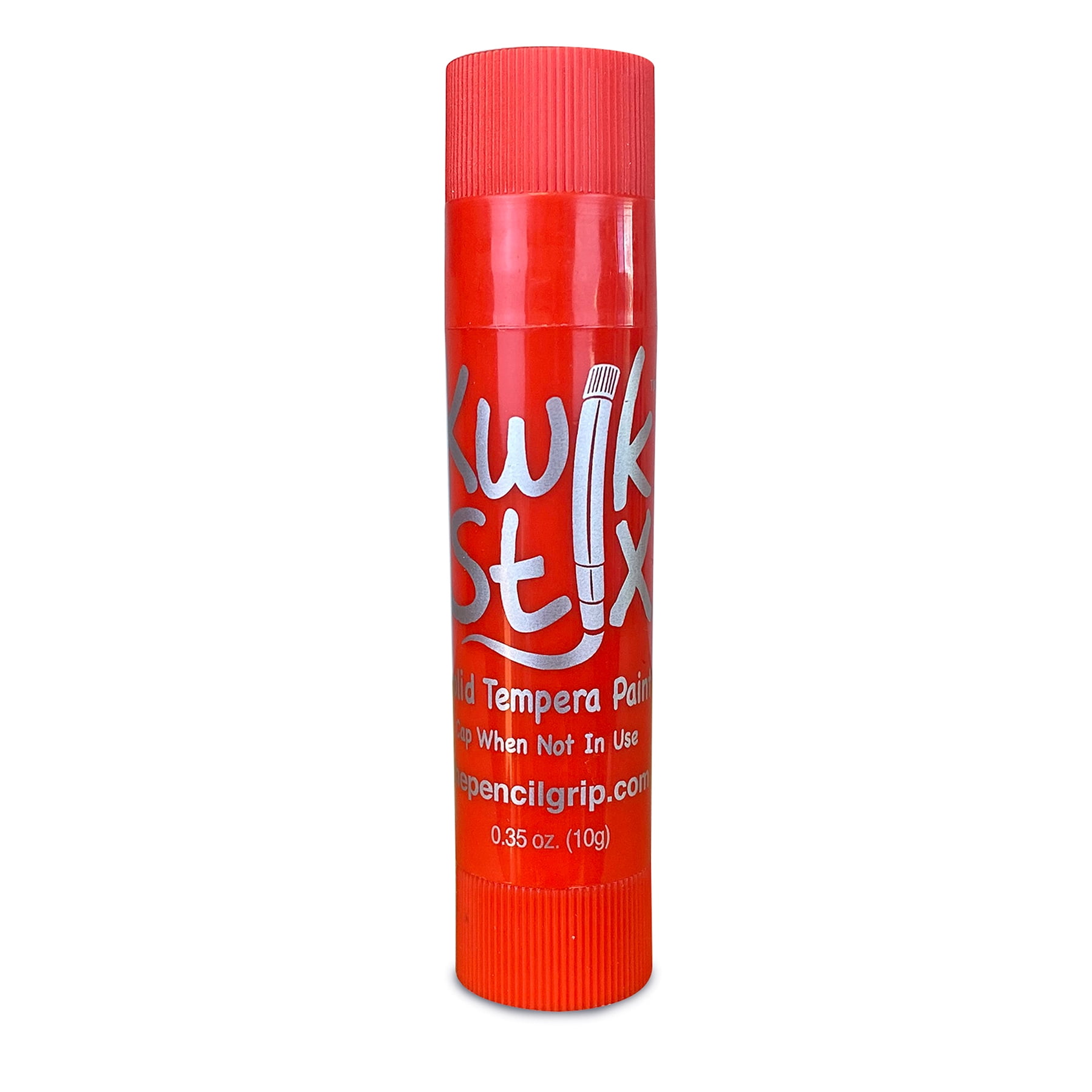 Kwik Stix Tempera Paint Sticks, Single Color Pack, Red, 12 per Pack, 2 Packs