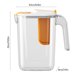thumbnail image 3 of Hervidor de Agua Fría para Refrigerador de 0.6L con Filtro para Frutas | Plástico | Ajuste para Puerta Lateral | Resistente a Alta Temperatura | Duradero | Gran Capacidad | Jarra para Té y Bebidas, 3 of 9