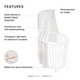 thumbnail image 2 of Canopy Stokke Sleepi V3 blanco para Sleepi Mini y cuna/cama, 2 of 5