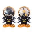 thumbnail image 1 of Set de globos de aluminio 3D con forma de calabaza gigante de pie para Halloween, 2 unidades, 1 of 2