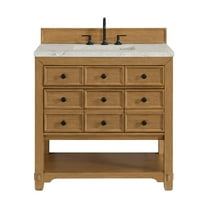 James Martin Vanities 505-V36-3Vsl Malibu 36" Free Standing Single Basin Vanity Set -