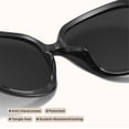 thumbnail image 3 of Lentes de Sol Miyya Ojo de Bicho Sobredimensionados Polarizados para Mujer 2025, 3 of 8