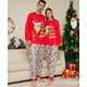 thumbnail image 4 of Pijamas familiares a juego de Navidad 2024, pijamas con estampado de dibujos animados GRC, conjunto de ropa para adultos y niños, mono de bebé + ropa para perros, 4 of 5