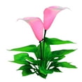 thumbnail image 5 of Artificial Lotus Flower Aquarium Plant Ornament – Realistic Water Plant Grass for Fish Tank Landscaping Decoration, Plastic Aquarium Decoration, 5.9in, 5 of 6