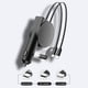 thumbnail image 4 of DQrwqpou Adaptador Cargador Coche 3 en 1 60 W Puerto Dual 60 W 3 en 1 para (negro), 4 of 8