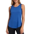 thumbnail image 3 of SROBPTY Womens Tank Tops Solid Fashion Crew Neck Sleeveless Pleats Summer Shirts for Everyday Wear, 3 of 5