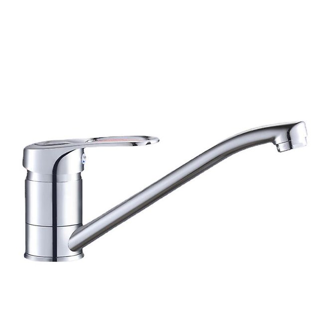 Grifo Mezclador de Cocina Mezclador de Cocina con Pulverizador en Latón Acabado Cromado, Grifo Monomando con Grifo Extraíble para Lavabo