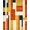 Multi, Pattern 10, variant on Design&I 8'x10' Washable Area Rug Patchwork Contemporary Geometric Block Abstract Mid Farmhouse for King Size Bedroom, Under Bed, Sleek Flatweave Pet Friendly