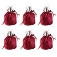 thumbnail image 2 of SMihono Closet Organizers and Storage for Clothes Cartoon Rabbit Ears Velvet Bags Easter Decor Bunny Drawstring Velvet Bag Candy Packing Bag Gift Bag With Cute Rabbit Ear Storage Trunks and Bag, 2 of 4