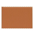 thumbnail image 1 of Orange Cutting Board, Vintage Retro Design Little Black Polka Dots with Orange Backdrop Classical Tile, Decorative Tempered Glass Cutting and Serving Board, Large Size, Orange Black, by Ambesonne, 1 of 1