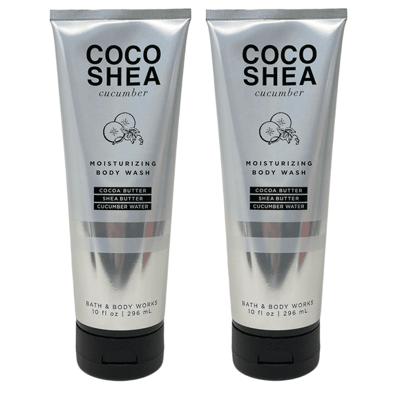 Bath and Body Works COCO SHEA Moisturizing Body Wash Lot of 2 - Full Size