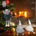 thumbnail image 3 of Colgante de muñeca de ángel, colgante de árbol de Navidad, adornos de Navidad, ángel colgante de muñeca de Navidad, elfos artesanales para vacaciones, 3 of 5