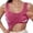 A1-Red2619, variant on XIAONU Womens Ribbed Padded Tank Top Scoop Neck Slim Fit Daily Wear Undergarment