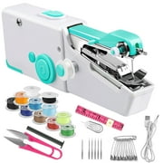 Mini Portable Handheld Sewing Machine, EEEkit Electric Quick Stitch with 33pcs Sewing Supplies Kit