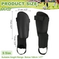 thumbnail image 2 of Soccer Shin Guards, Soccer Shin Pads EVA Cushion with Ankle Protection Youth Adults S Size Black, 2 of 7