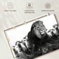 thumbnail image 6 of Elephant Stock Lion Among Sheep Wall Art - Horizontal Canvas Wall Art - Living Room Wall Decor - Animal Canvas - Gray And Black Decor By Zenzdesign - 45" x 30", 6 of 8