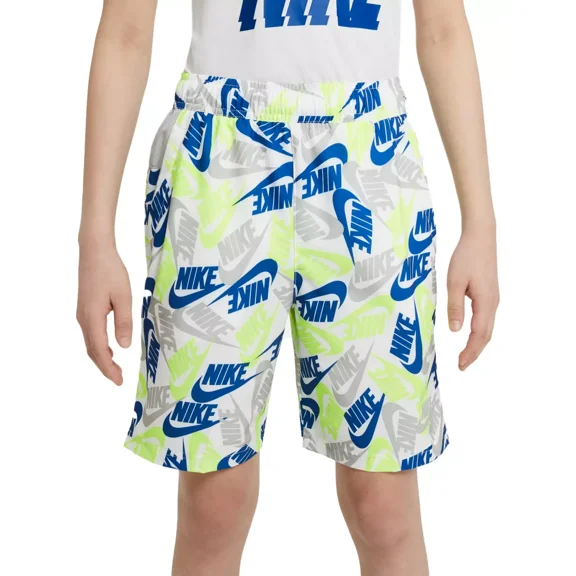 Nike Boys' Sportswear Printed Woven Shorts Medium