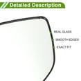 thumbnail image 3 of Unique Bargains Door Wing Left With Heating Mirror Glass Replacement w/ Backing Plate No.87611H7000 for Kia PEGAS 2020-2022, 3 of 6