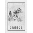 thumbnail image 2 of Murdock, Ramona 11x14 Black Ornate Wood Framed with Double Matting Museum Art Print Titled - Travel Greece, 2 of 4