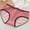 26-Red, variant on YWDJ Cotton Breathable Lightweight No Show Milk Silk Breathable Crotch Girls Panties Cute Mid Waist Comfortable Skin Friendly Plus Size Panties Wine L
