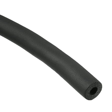 2pcs Foam Hose 3/8" x3/8" Air Conditioner Heat Insulation Pipe Black 6 Foot Long