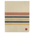 thumbnail image 2 of Swiss Link Military Surplus Classic Striped Wool Throw Blanket, Bay Point, 2 of 5