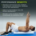 thumbnail image 4 of ProsourceFit Flex Foam Rollers, Full and Half, 36"L or 12"L for Muscle Therapy (MFR), Core Stabilization and Balance Exercises, 4 of 7