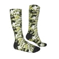 thumbnail image 3 of Balery Hawaii Palms Printed Novelty Socks Men's Women's Crew Socks Sports Socks Knee High Socks Cotton Socks Quirky and Cool Socks, 3 of 9