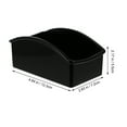 thumbnail image 5 of FRCOLOR Acrylic Tea Bag Organizer Multiuse Storage Box Office Coffee Organizer Box, 5 of 10