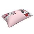 thumbnail image 3 of Funda de almohada rectangular Melody Kuromi, suave y acogedora, con cremallera oculta, para cama, sofá, decoración del hogar, 20 x 30 pulgadas, 3 of 8