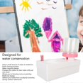 thumbnail image 1 of Pink Water Cycle Paint Brush Cleaner Water Circulation Water Saving Portable Paint Brush Rinser for Outdoor Sketching, 1 of 4