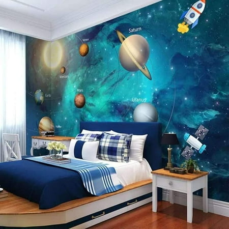 Children Room Bedroom Seamless Mural Wallpaper Boy Girl Galaxy Starry Wall Covering-300 * 210Cm | Walmart Canada Children Room Bedroom Seamless Mural Wallpaper Boy Girl Galaxy Starry Wall Covering-300 * 210Cm | Walmart Canada