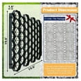 thumbnail image 2 of 12 Units Permeable Pavers Gravel, Grass& Gravel Driveway System, Interlocked Pavers Gravel Grid Black PE Shed Base 1.6" Depth, 32 Sq Ft (12), 2 of 6