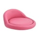 thumbnail image 1 of Taburete de bar de piel sintética redondo de 38 cm de diámetro, asiento de silla, asiento de taburete, accesorio de cocina fácil de limpiar Rosa, 1 of 9