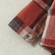 thumbnail image 4 of Gibobby blusas de vestir Niños formal Chaqueta de abrigo con estampado a cuadros de manga larga para niños y niñas(Rojo, 6-9 Meses), 4 of 5