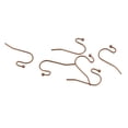 thumbnail image 3 of 100 piezas de cierre de gancho de plata esterlina para pendientes, piezas de repuesto para hacer joyas DIY Cobre, 3 of 7
