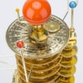 thumbnail image 5 of Mechanical Solar System Orrery Model Kit, Full Brass 3D Planetary Assembly with Moving Gears, Eight-Planet Astronomy Display & Collector Decor, 5 of 7