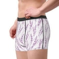 thumbnail image 2 of Pofeuu Lavender Flowers Print Men’s Boxer Briefs, Moisture-Wicking Underwear, Regular,Trunk-Medium, 2 of 5