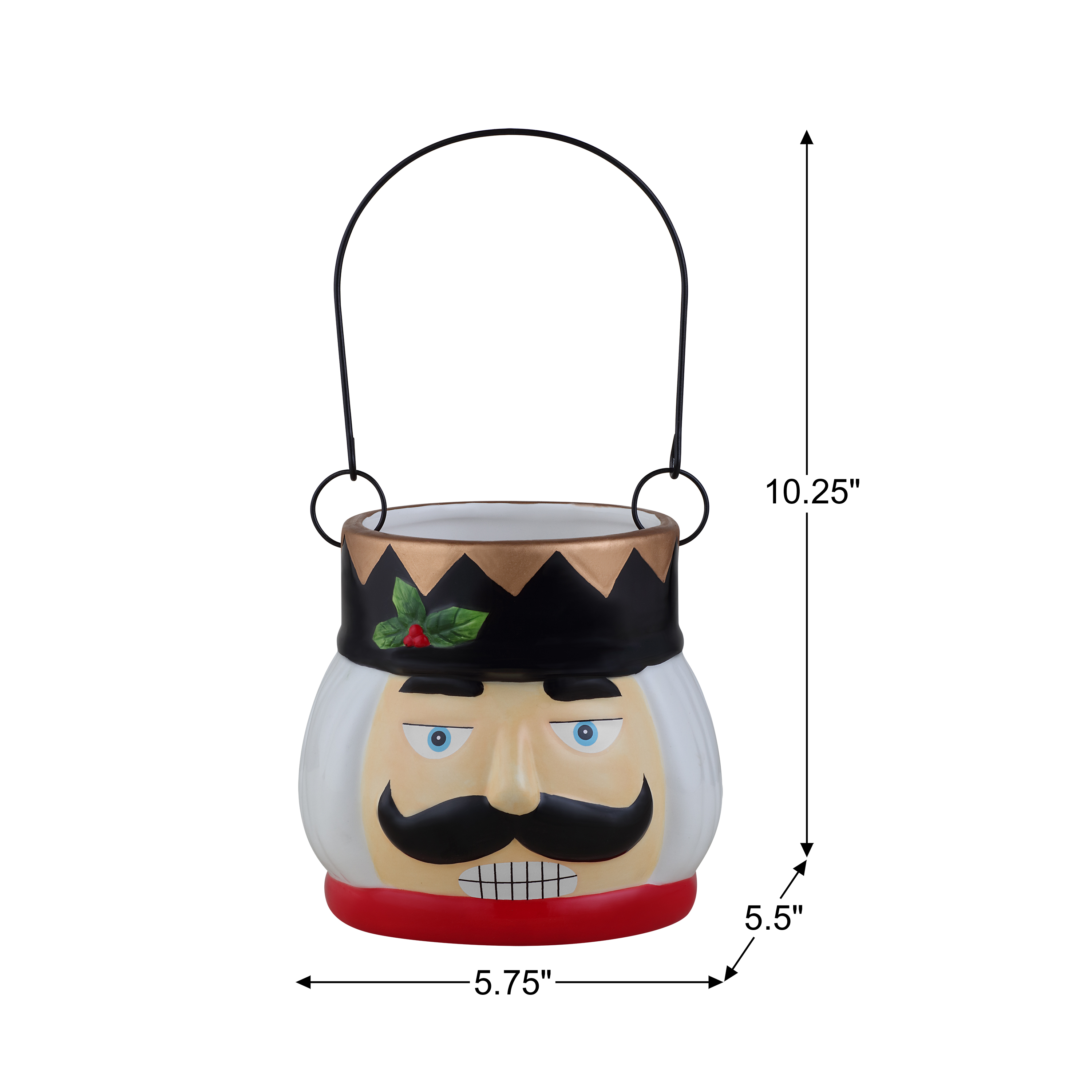 Mr. Christmas 5" Decorative Ceramic Container, 8-Piece Assortment
