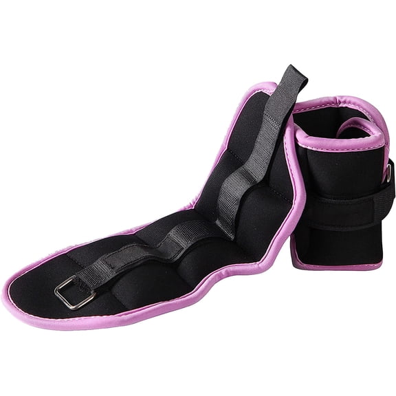 JFIT Ankle Weight Pair 1.0 LBS, Set of 2 with Adjustable Velcro Straps - Breathable, Moisture Absorbent Weight Straps for Men and Women - Comfortable Ankle, Wrist Weights