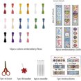 thumbnail image 2 of 6Set Bookmark Cross Stitch Kits Easter Themed Stitch Bookmark Cross Stitch Kits for Beginners with Instructions Punch Needle Kit, 2 of 9