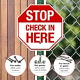 thumbnail image 4 of Stop Check In Here Sign,, 4 of 8