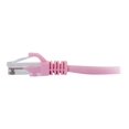 thumbnail image 1 of C2G 2ft Cat6 Ethernet Cable - Snagless Unshielded (UTP) - Pink - Patch cable - RJ-45 (M) to RJ-45 (M) - 2 ft - UTP - CAT 6 - snagless, stranded - pink, 1 of 5