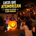 thumbnail image 3 of Inflable Halloween Calabaza Gato Negro Brujo 1.52m Luz Led, 3 of 7