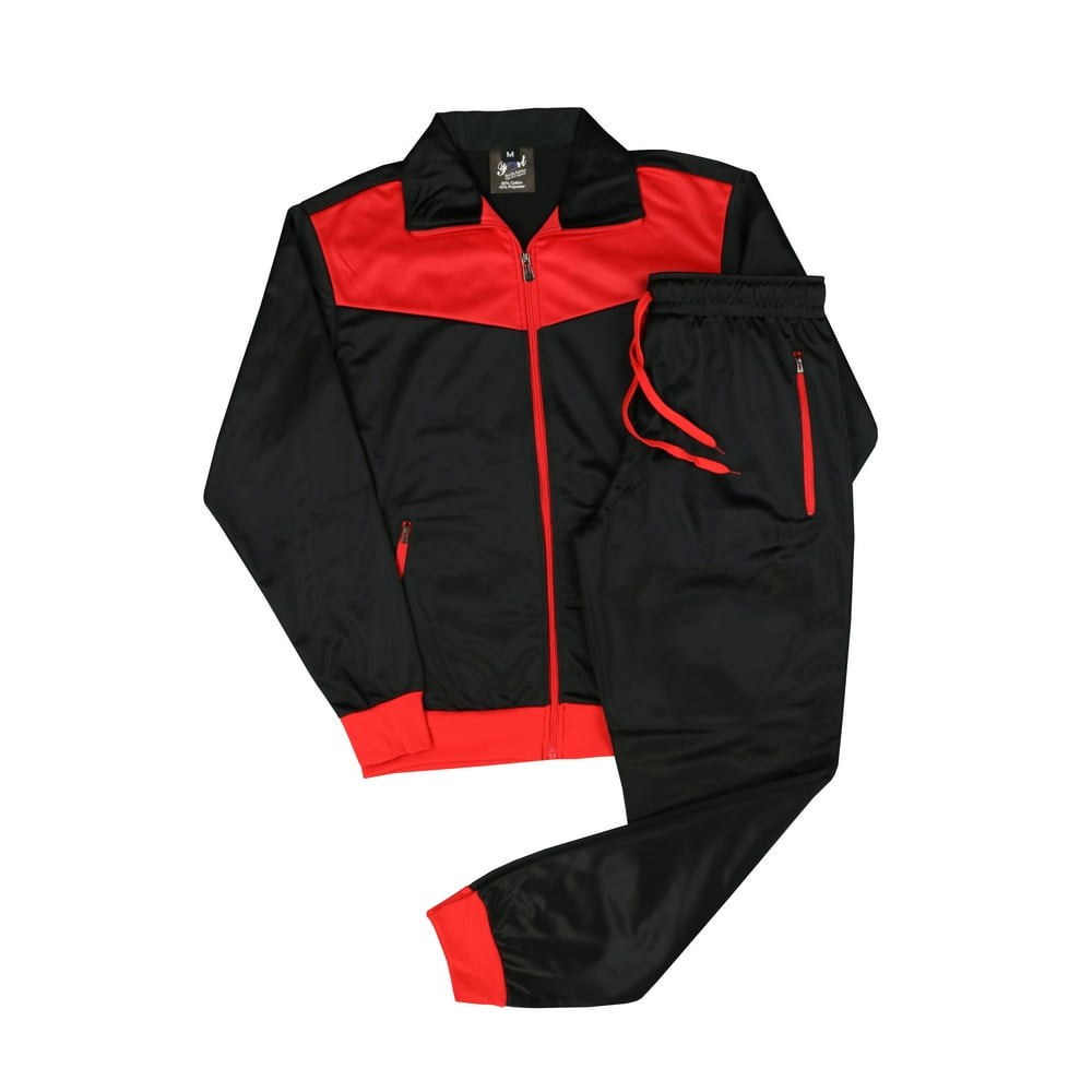 Fort - MEN CLASSIC JOGGER 2TONE GYM RUNNING JOGGING TRACKSUITS WITH ...