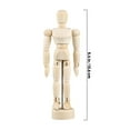 thumbnail image 2 of Raindrops 1Pack Drawing Figure Model In Light Yellow 4.5 Inch For Beginners And Advanced Artists, 2 of 8