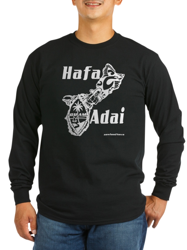 Cafepress Cafepress Hafa Adai Long Sleeve Dark T Shirt Walmart Com Walmart Com